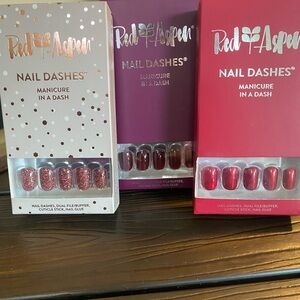 Nail Dashes, 3 sets. Brand new in boxes.